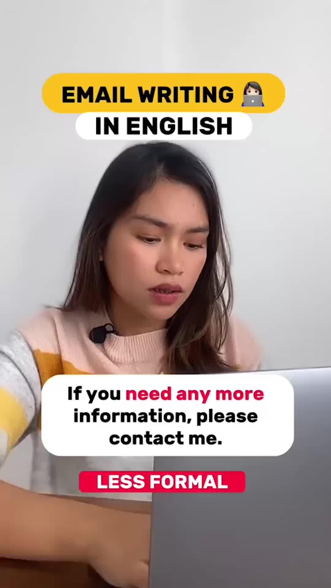 This app creates formal email for you