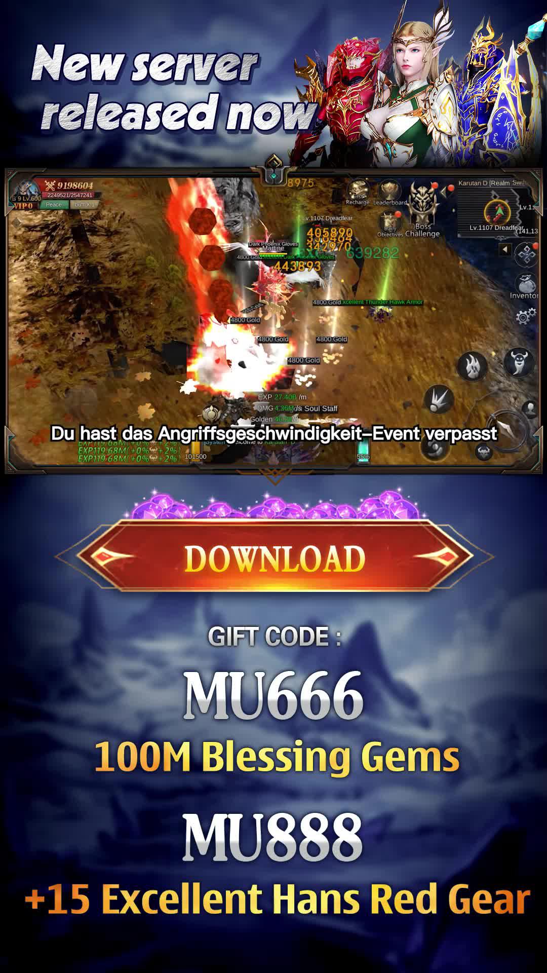 Ankündigung der Spielvorteile 2023