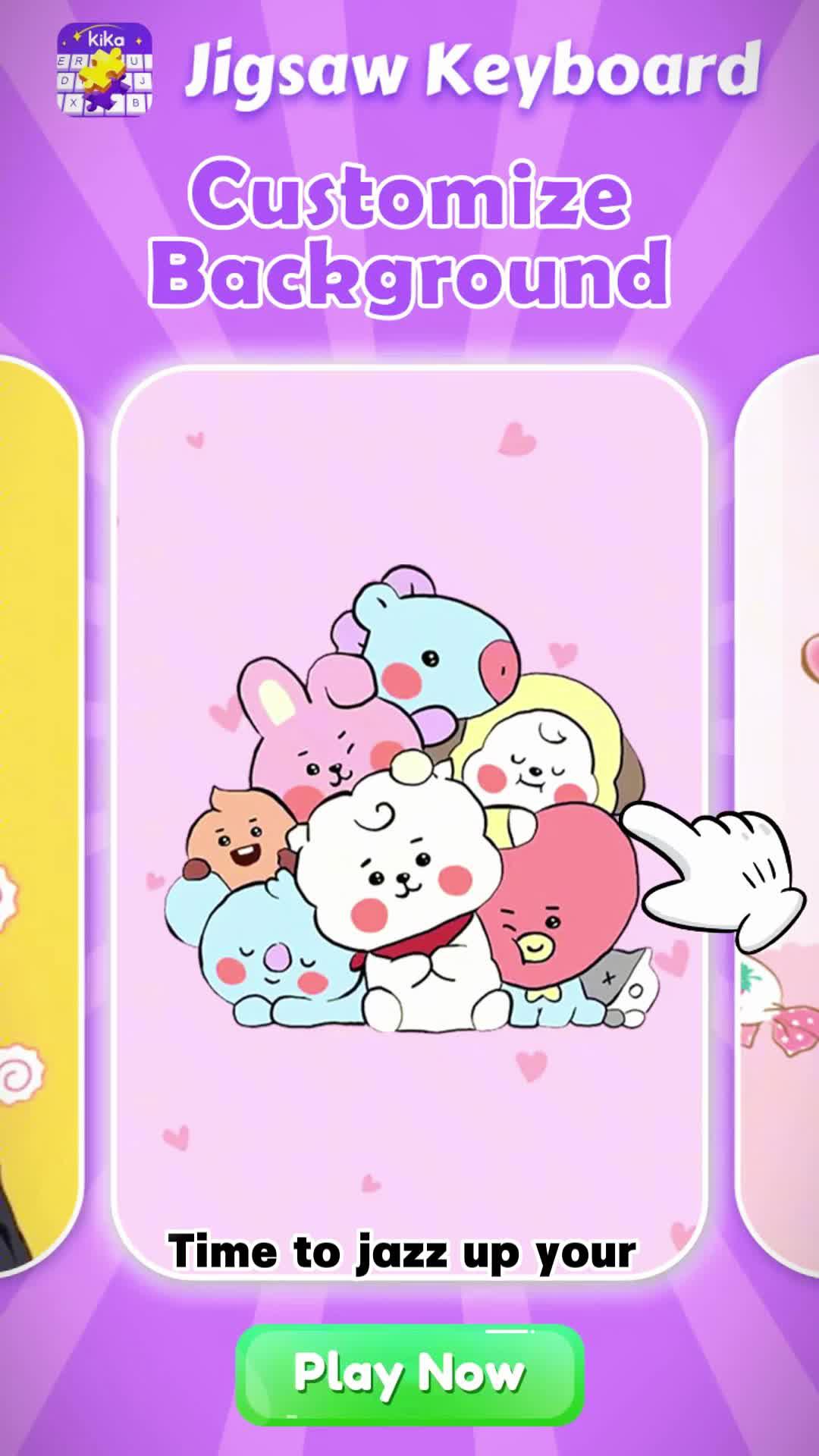 Set exclusive  keyboard& themes for your Phone