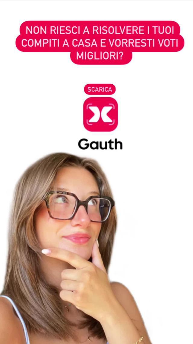 Studia senza problemi con Gauth!