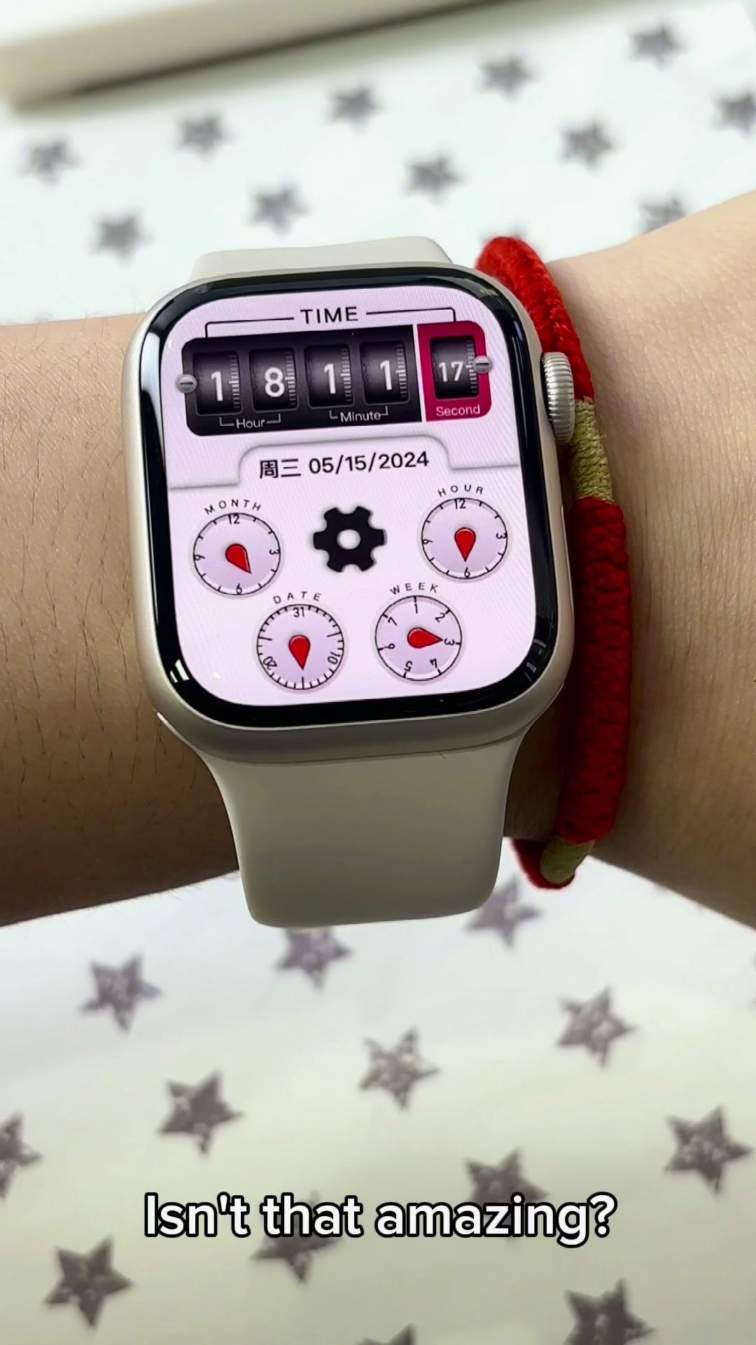 amazing！#applewatch #foryou #iwatch #CapCut #tiktok #topwatch #fyp #applewatchface #custom #fypp