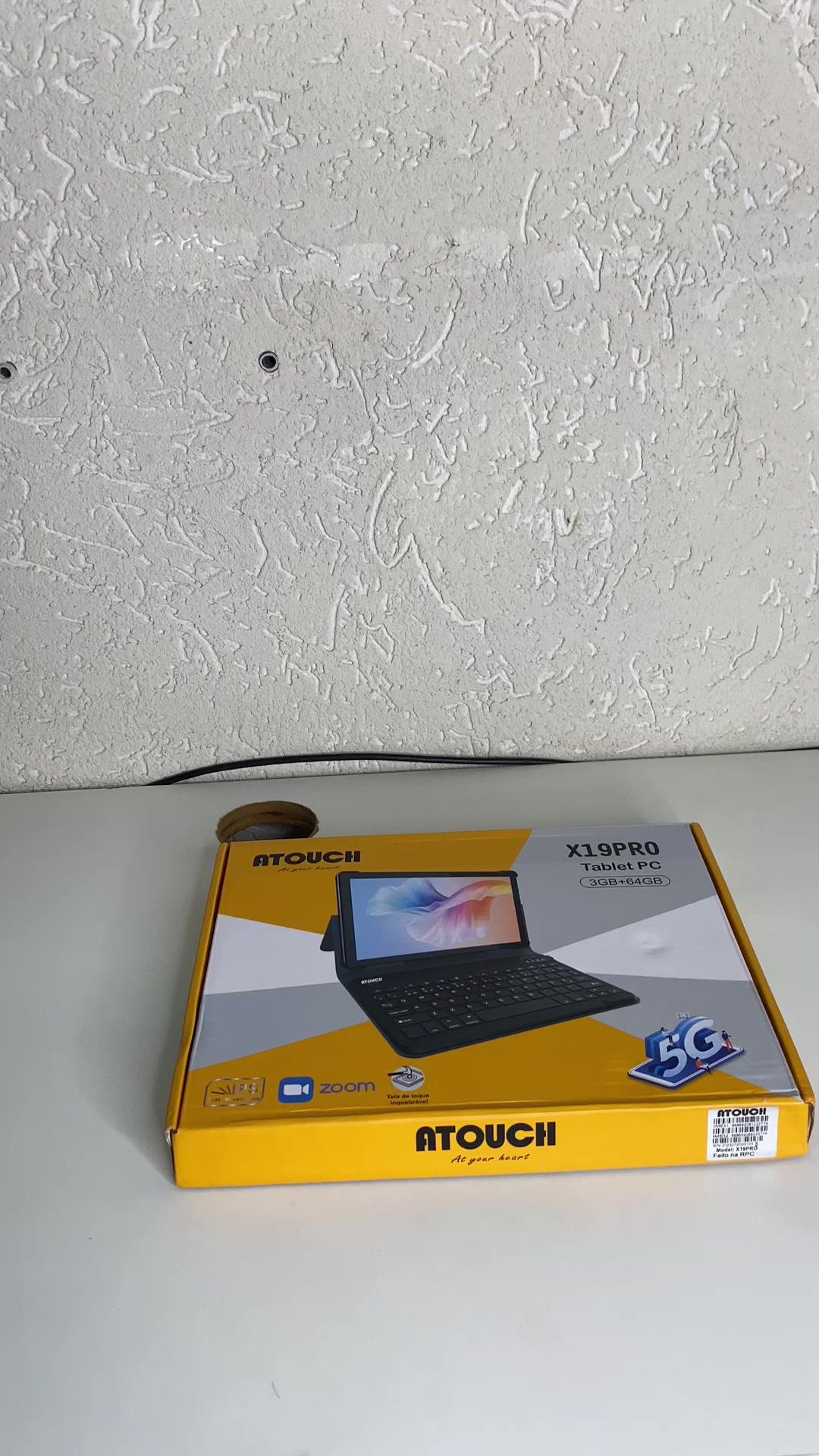 Tablet Atouch X19 Pro 3gb Ram 64 Memória Com Teclado E Nf