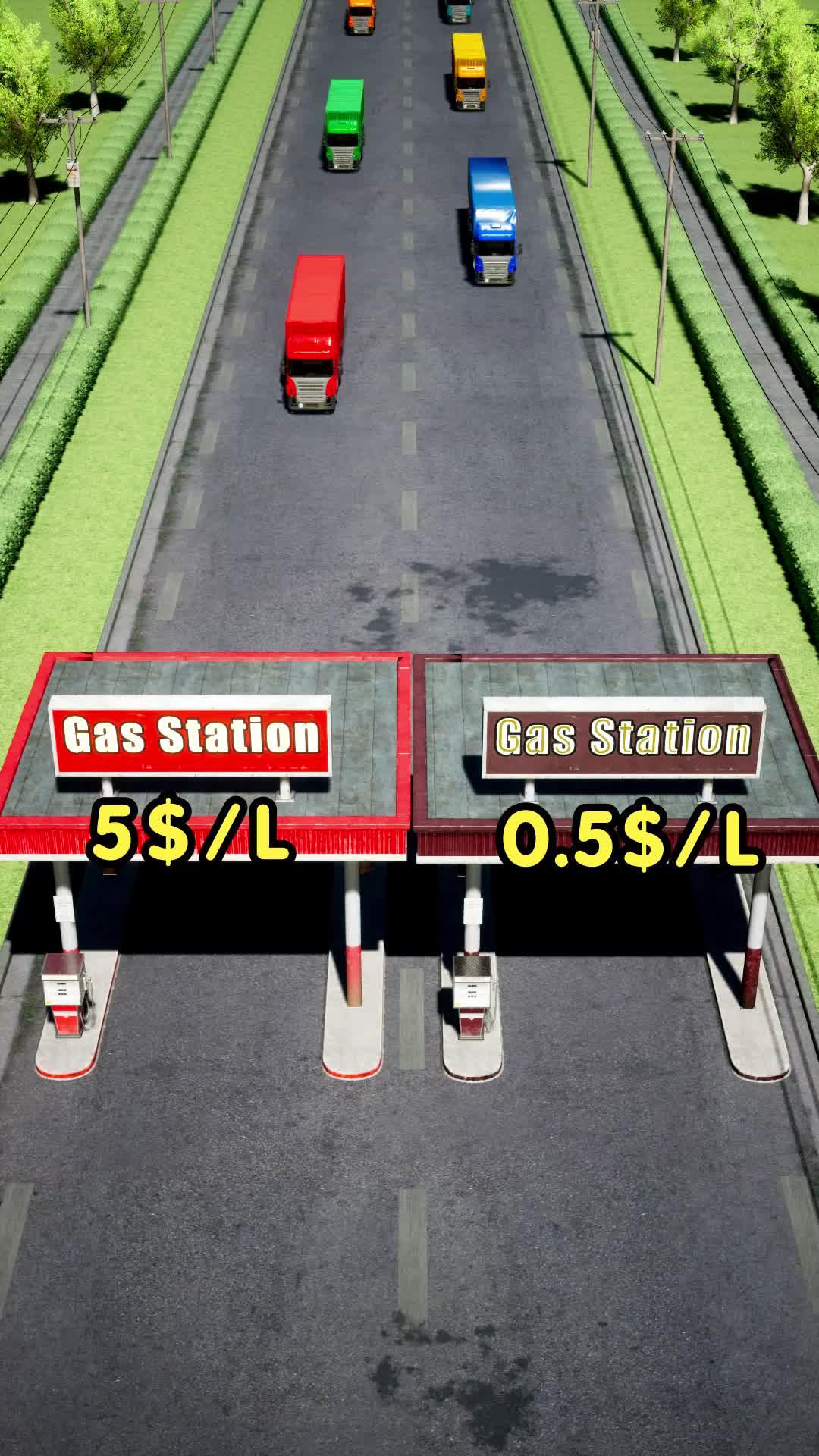 It's fun to run your own truck stop.