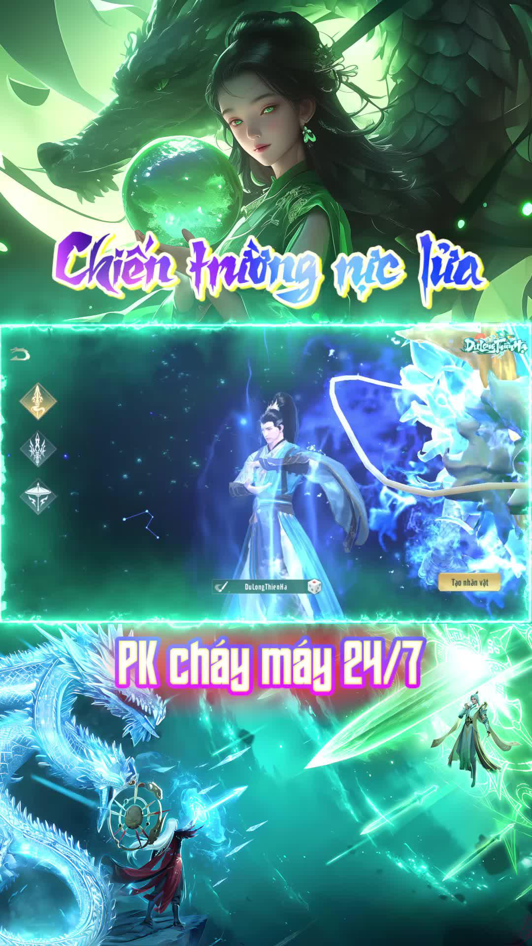 Du Long Thiên Hạ - Tặng 300 vạn vàng, 10000 Linh Ngọc - Vét đồ thả ga chẳng lo về giá!