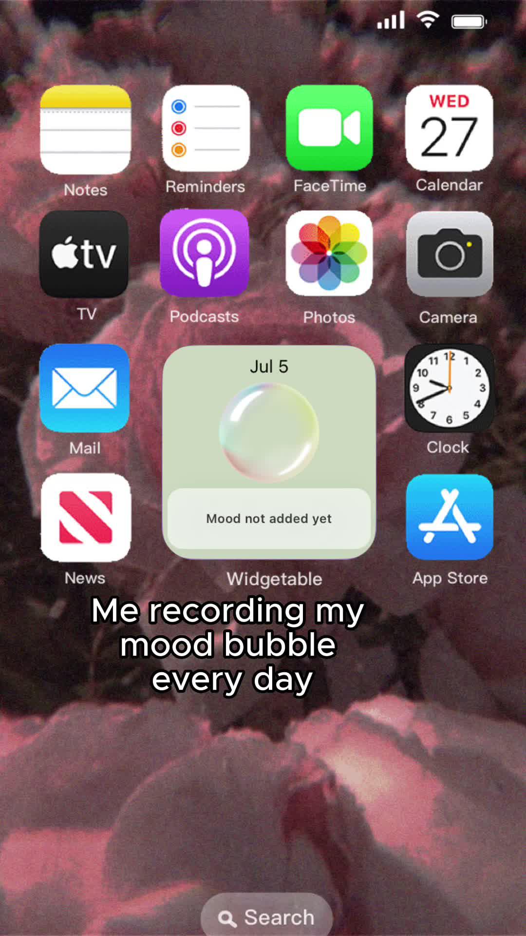 Record your mood bubble!