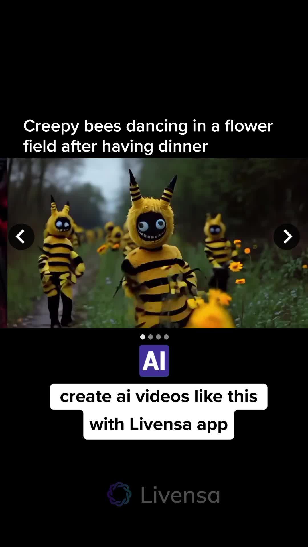 Create Al videos with your own words on mobile
