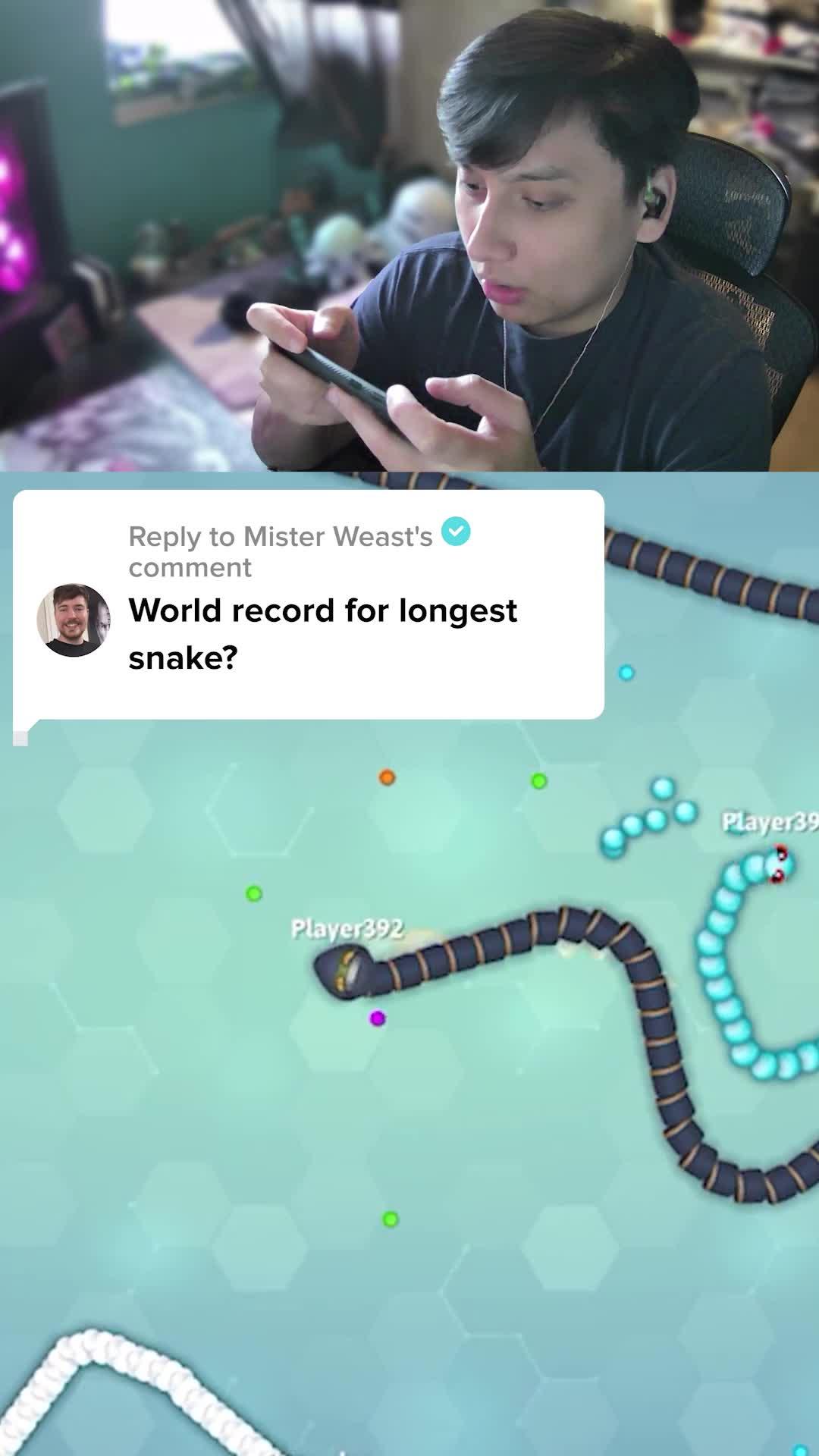Most popular Snake io game