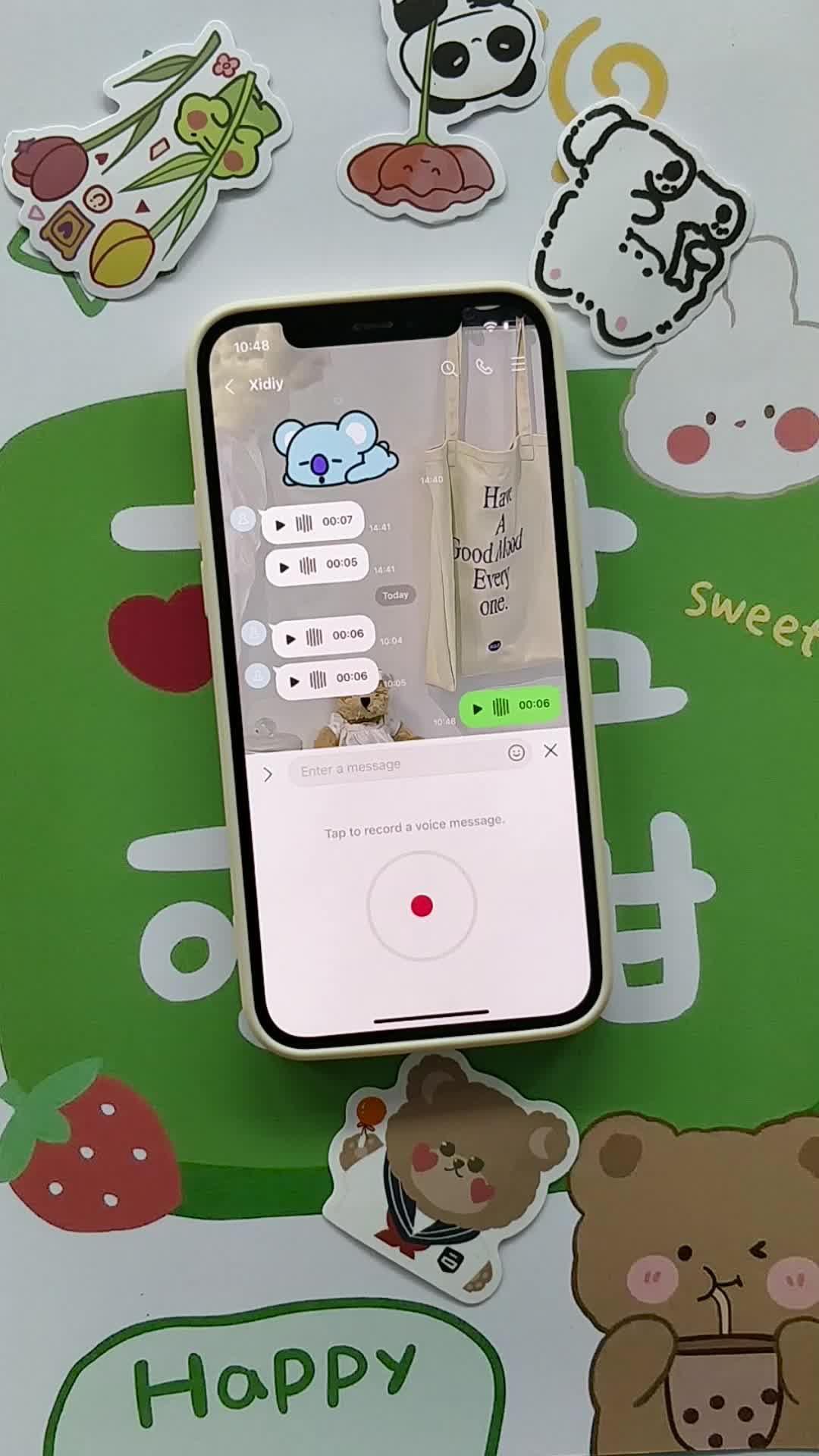 It's super easy to change the sound in one second, come and try it!