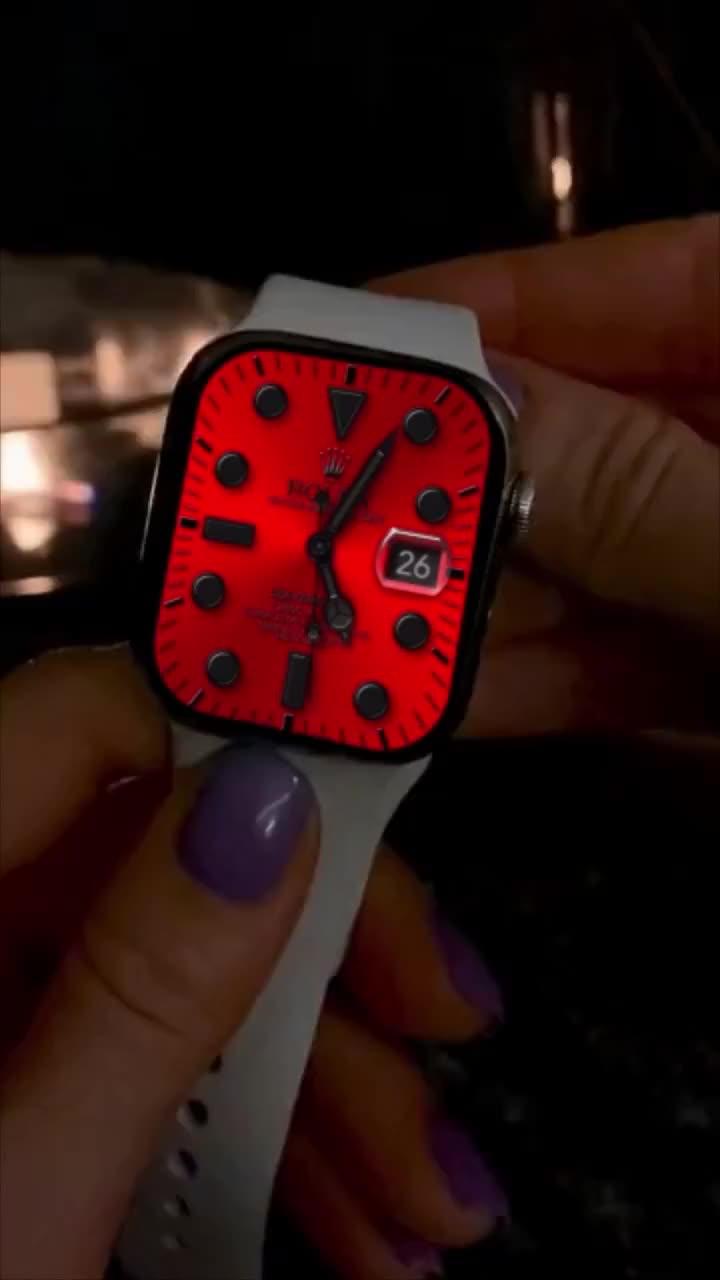 Christmas watch faces made by yourself.