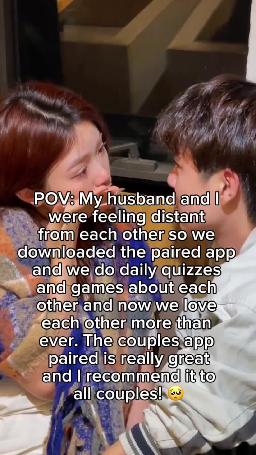 I need to thank the couples app Paired that helped me get through this.