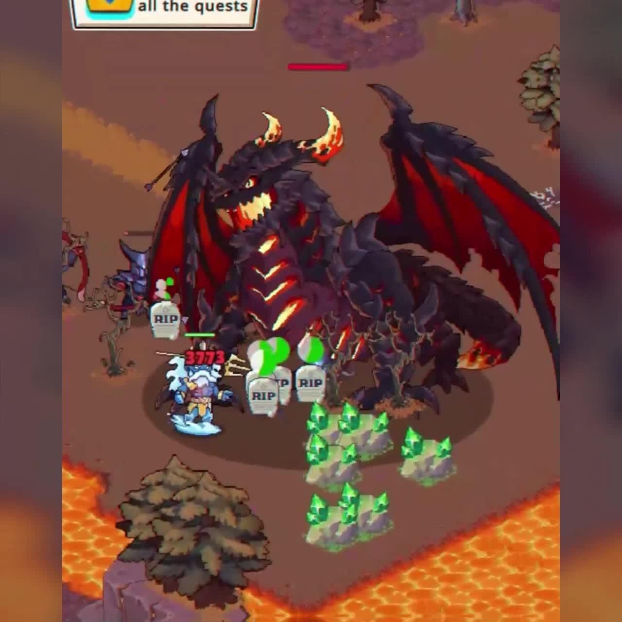 Camp on the field and enjoy an Idle RPG