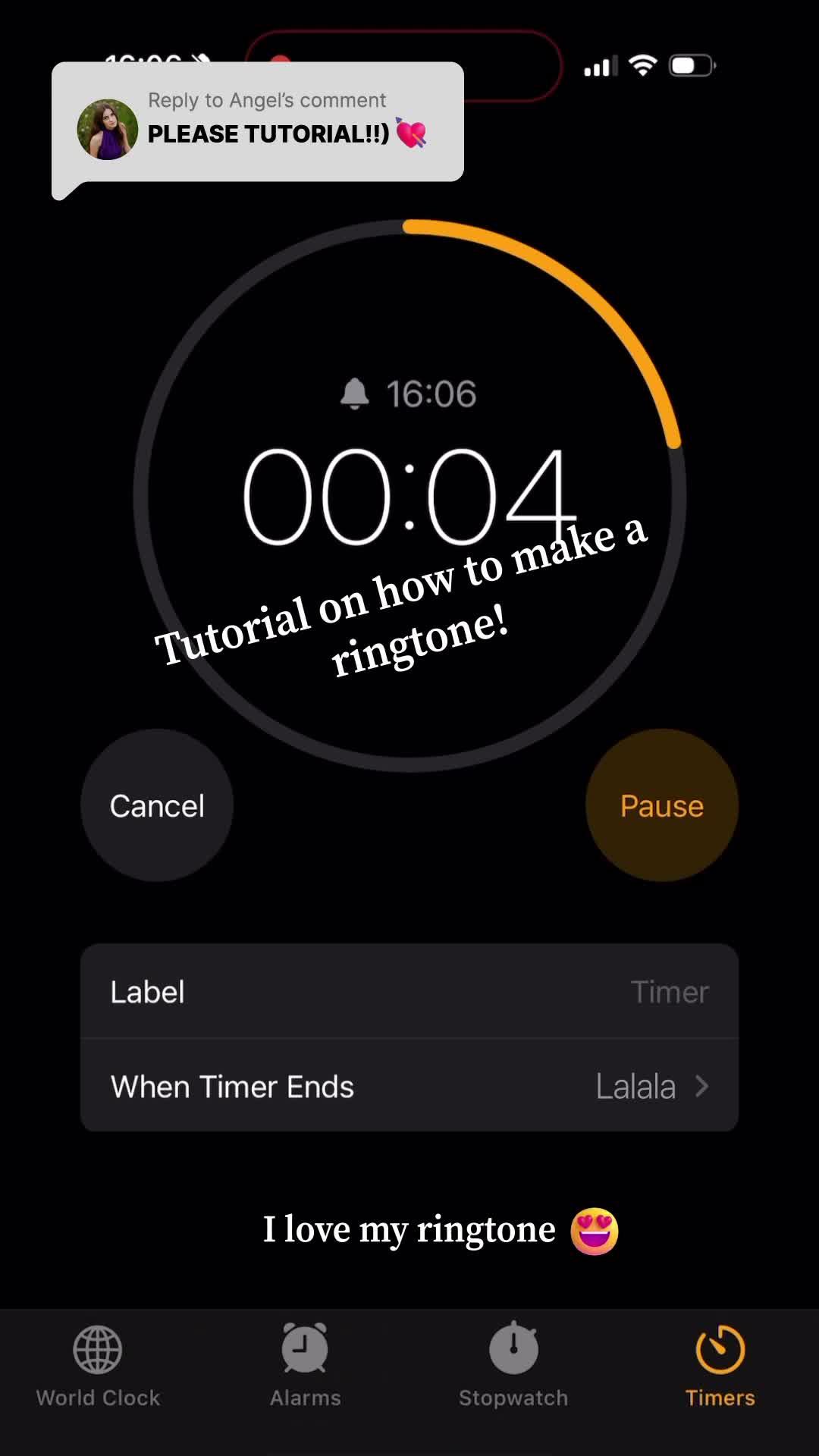 How to set a personal Ringtone?