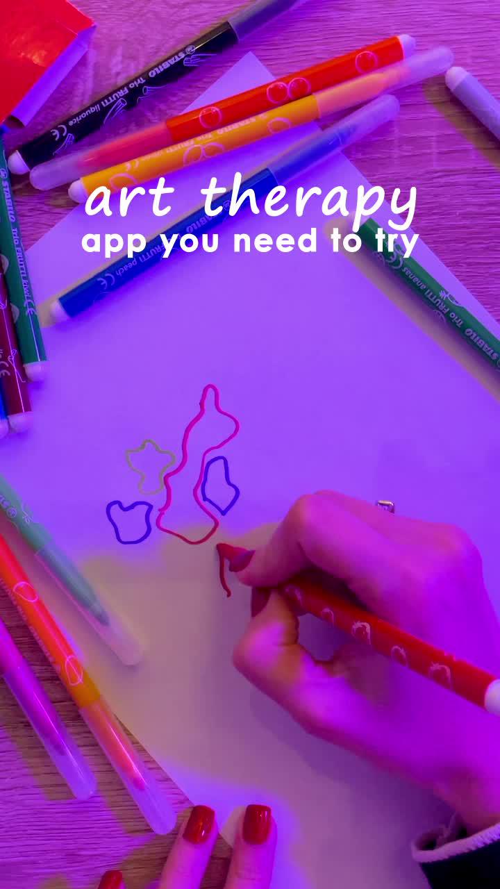 Try art therapy now, andn create a new world for yourself!