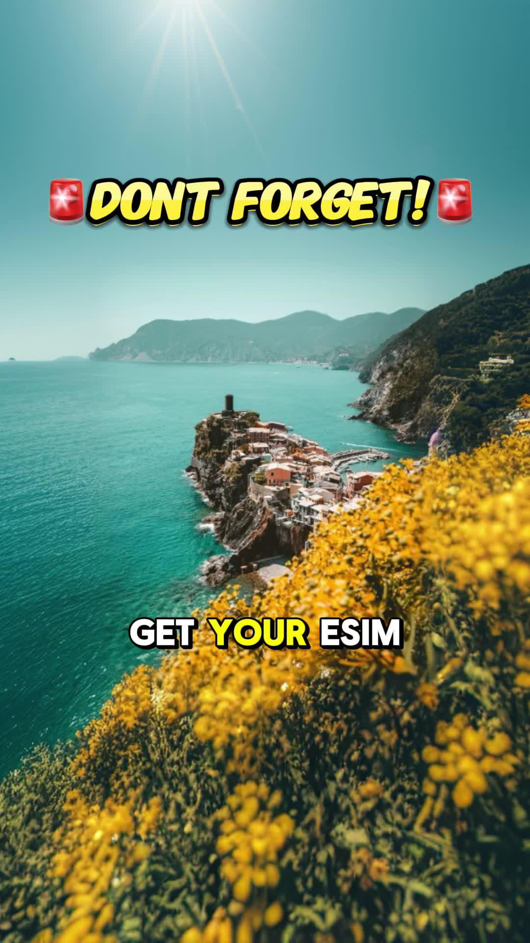 Instant internet access! Never overpay for data with an eSIM.