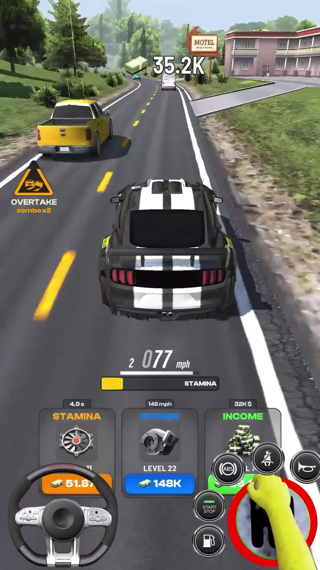 Nothing is better than overtake in the highway!