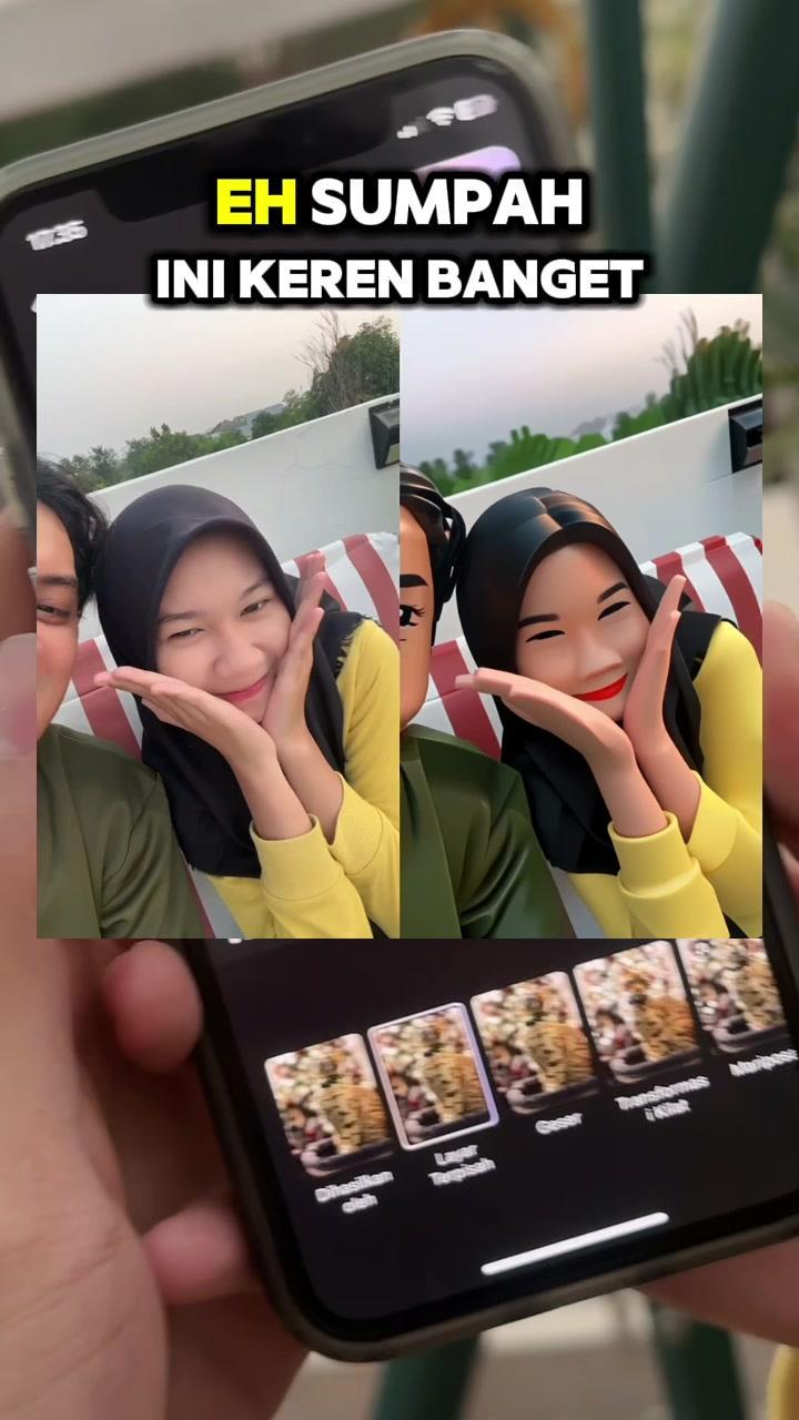 Ga nyangka jadi se keren ini woiii #winkindonesia #AIBricks #AIFilter #winkhd #apkwink #winkapp #narditiktok #tutorialfilter 