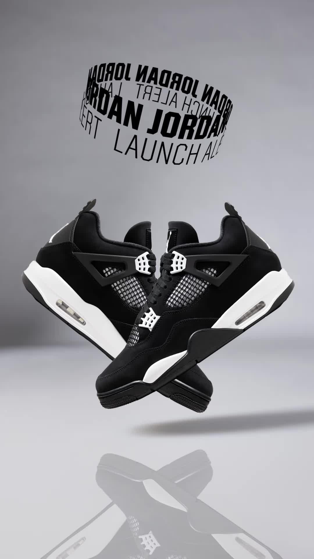 Air Jordan 4 Retro ‘White Thunder' drops 8/24 10AM ET. Enter in-app for a chance to purchase.
