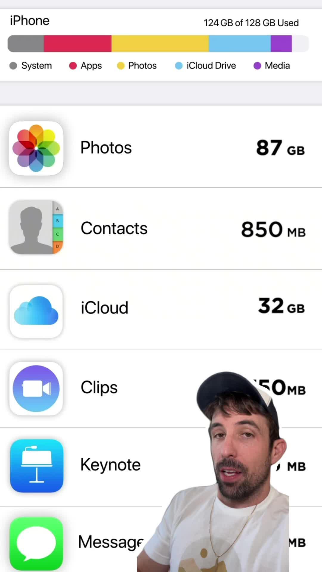 Free up iPhone storage in seconds with Cleanup!