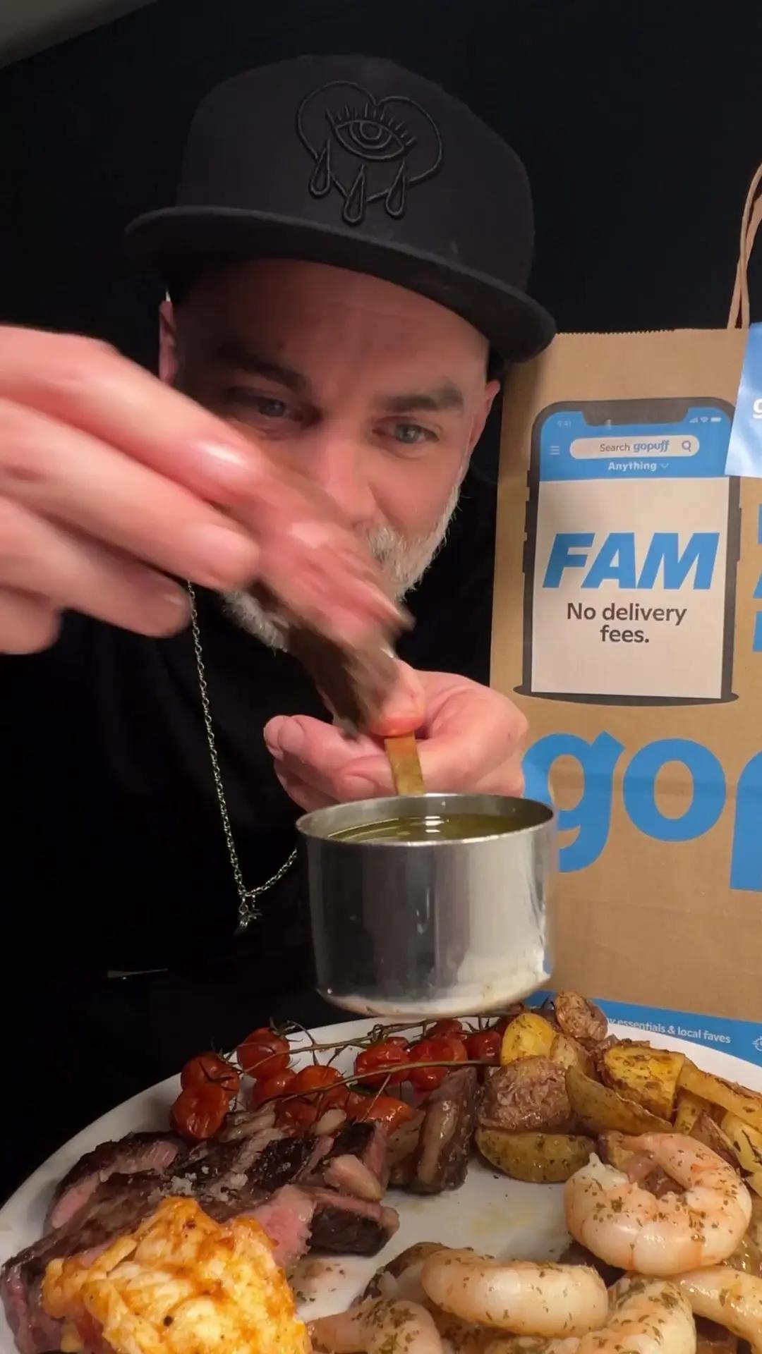 AD | The @Gopuff challenge!!   Gopuff sent me a mystery shopping bag full of ingredients and challenged me to put my cooking skills to the test by making whatever’s inside. They really want to show off their high-quality ingredients and variety by pushing me to the max, challenging me to cook a surf and turf platter.   Gopuff is a foodie’s dream platform with a vast array of products and ingredients that can be delivered right to your door in no time.   The app is packed with a wide range of high-quality ingredients and products at competitive prices.   I think I’ve done okay but I need you guys to tell me in the comments and if you like high-quality ingredients delivered to your door go download Gopuff today ! #surfandturf #steak #cooking #cooking 