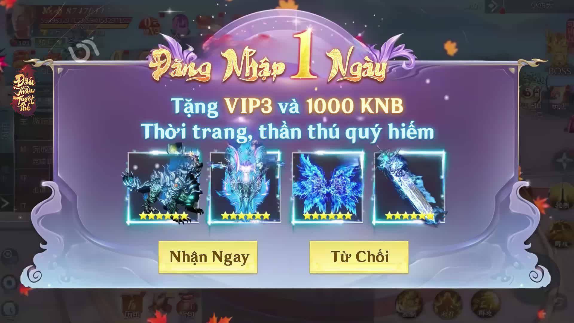 Free VIP6, bang hội đông vui. Tặng anh em 200 code VIP giới hạn: TUTIEN147
