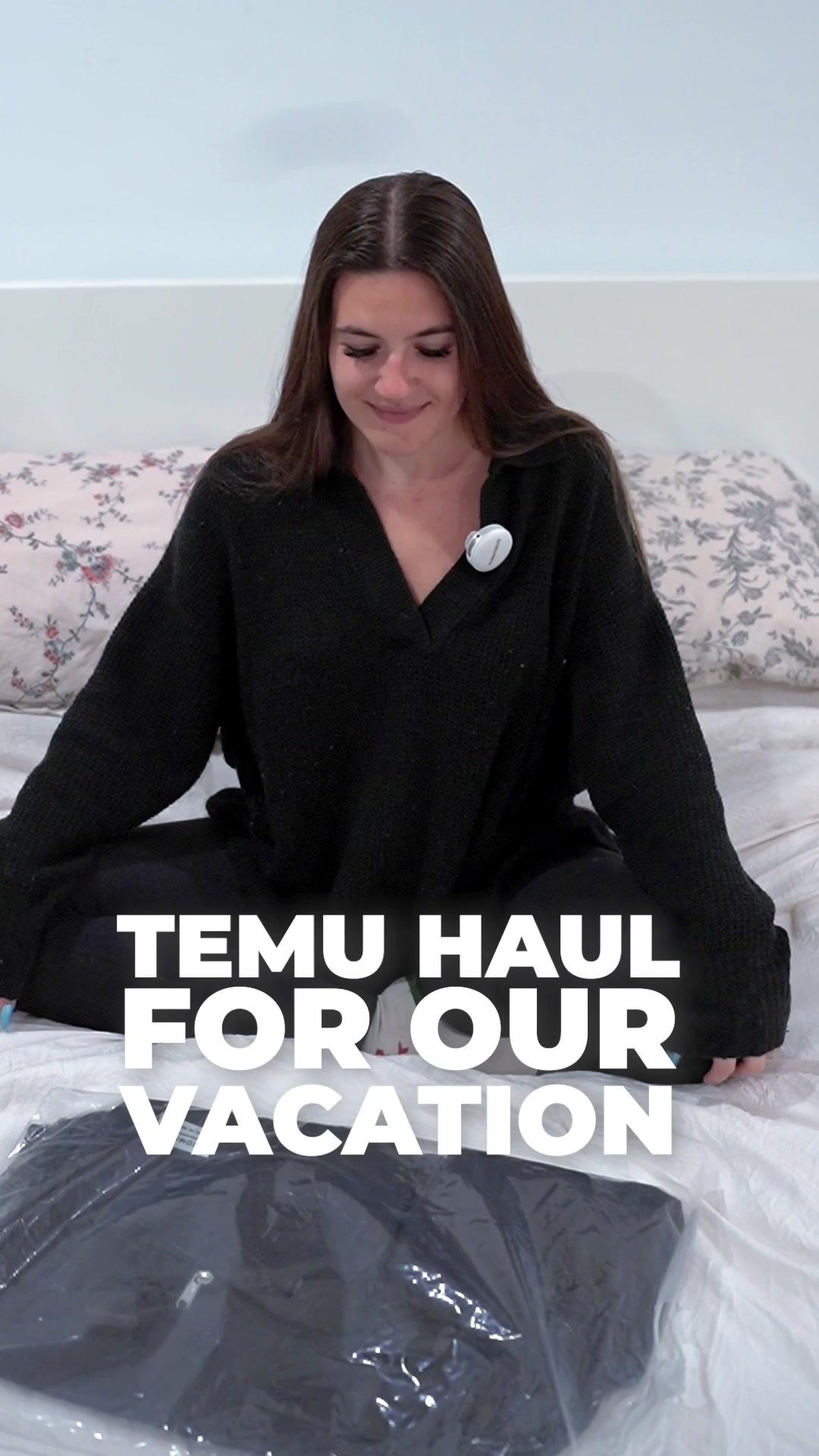 Temu BLESSED us for our upcoming vacation.🔍code: "dpj4922" in #temu for $100 coupon bundle and link in bi0. Free shipping and Free Returns for up to 90 days #temufinds #temuhaul #packwithme #travelessential #travel #vacation #beach #beachseason