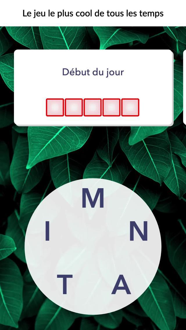 Jeu puzzle de mots gratuit