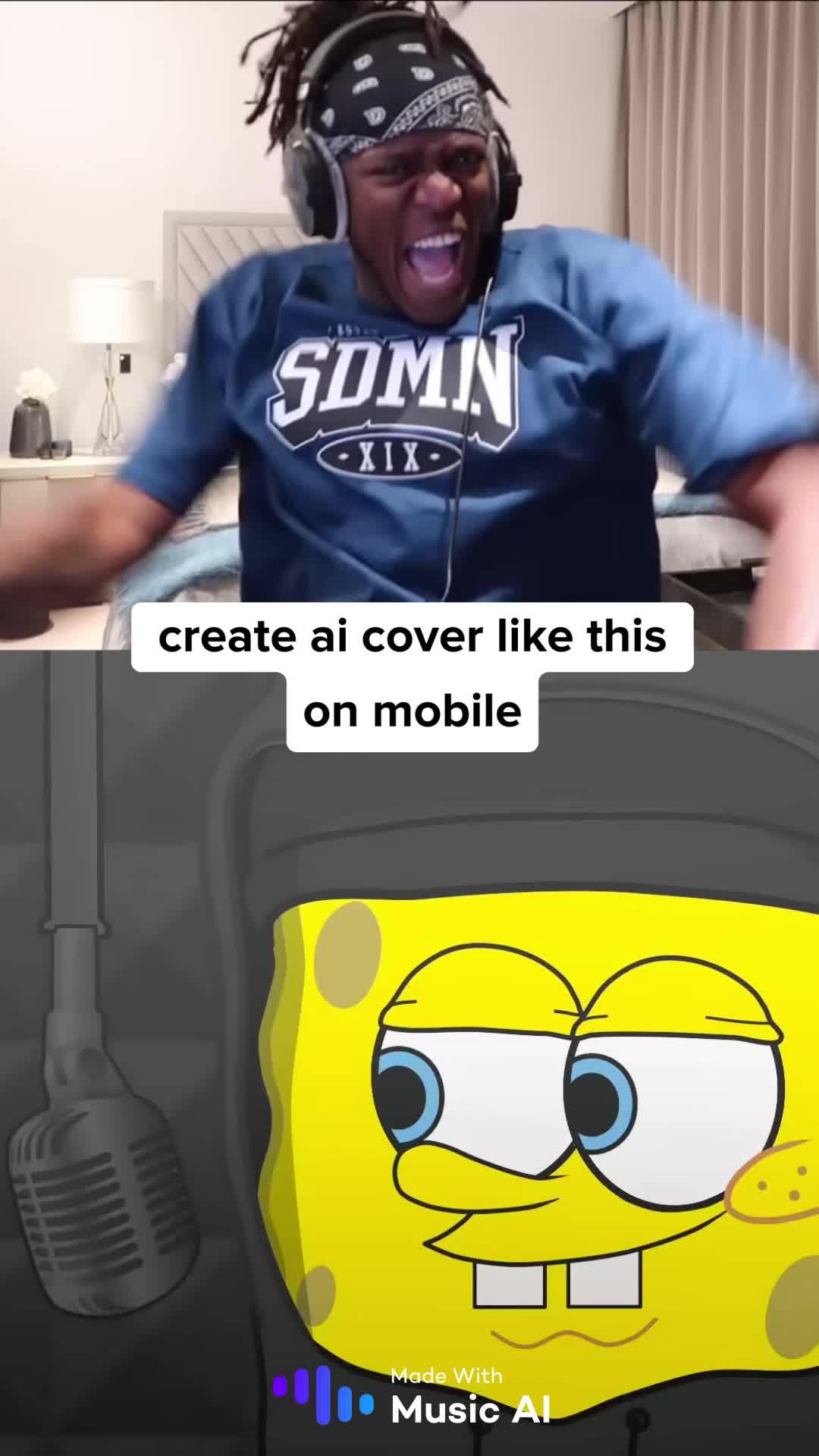 Create AI covers with your own voice on mobile