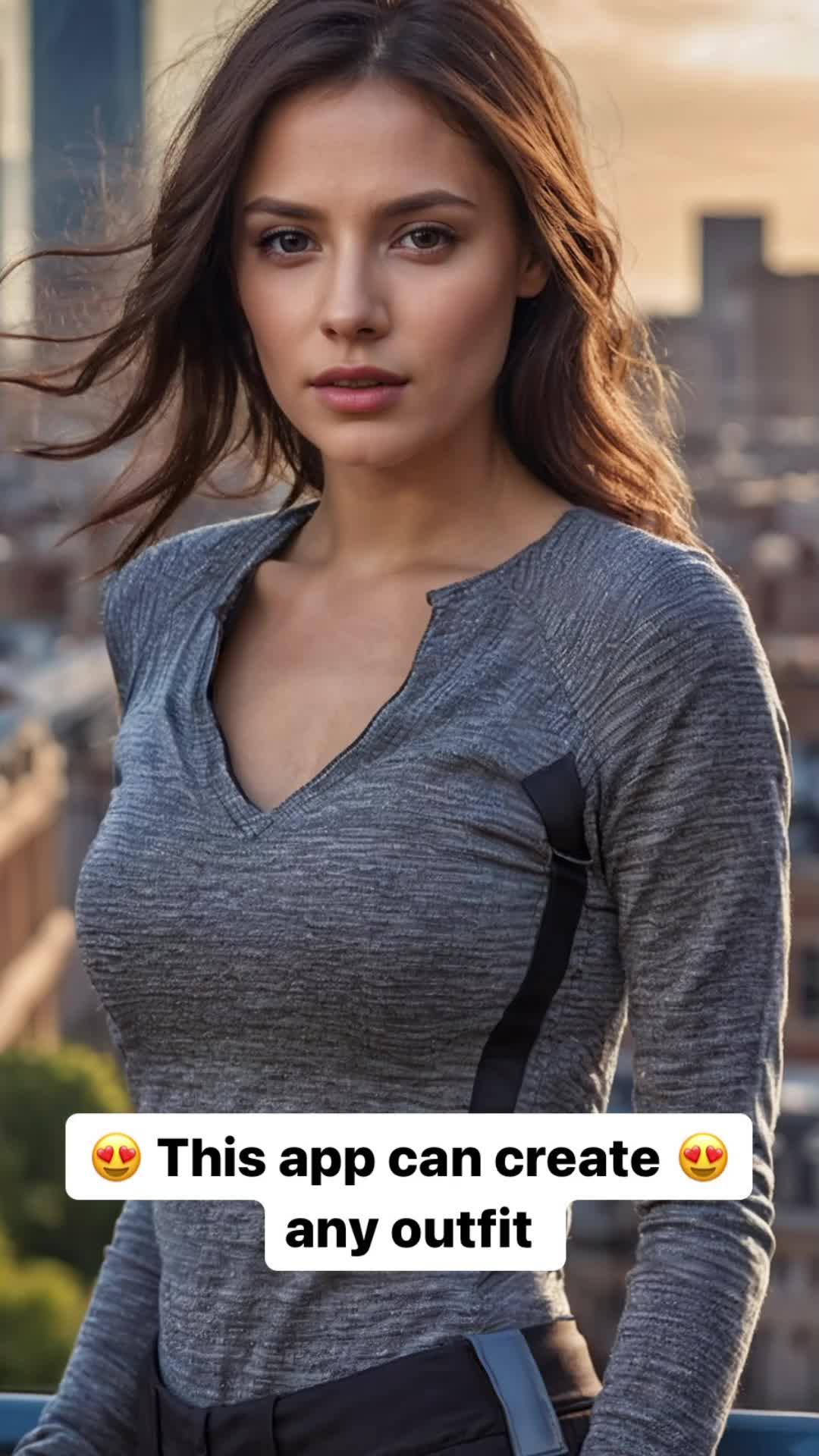 Try fashion style AI dress in this app!