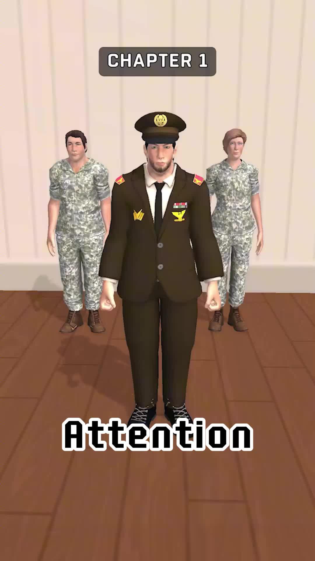 Army commander at battle front