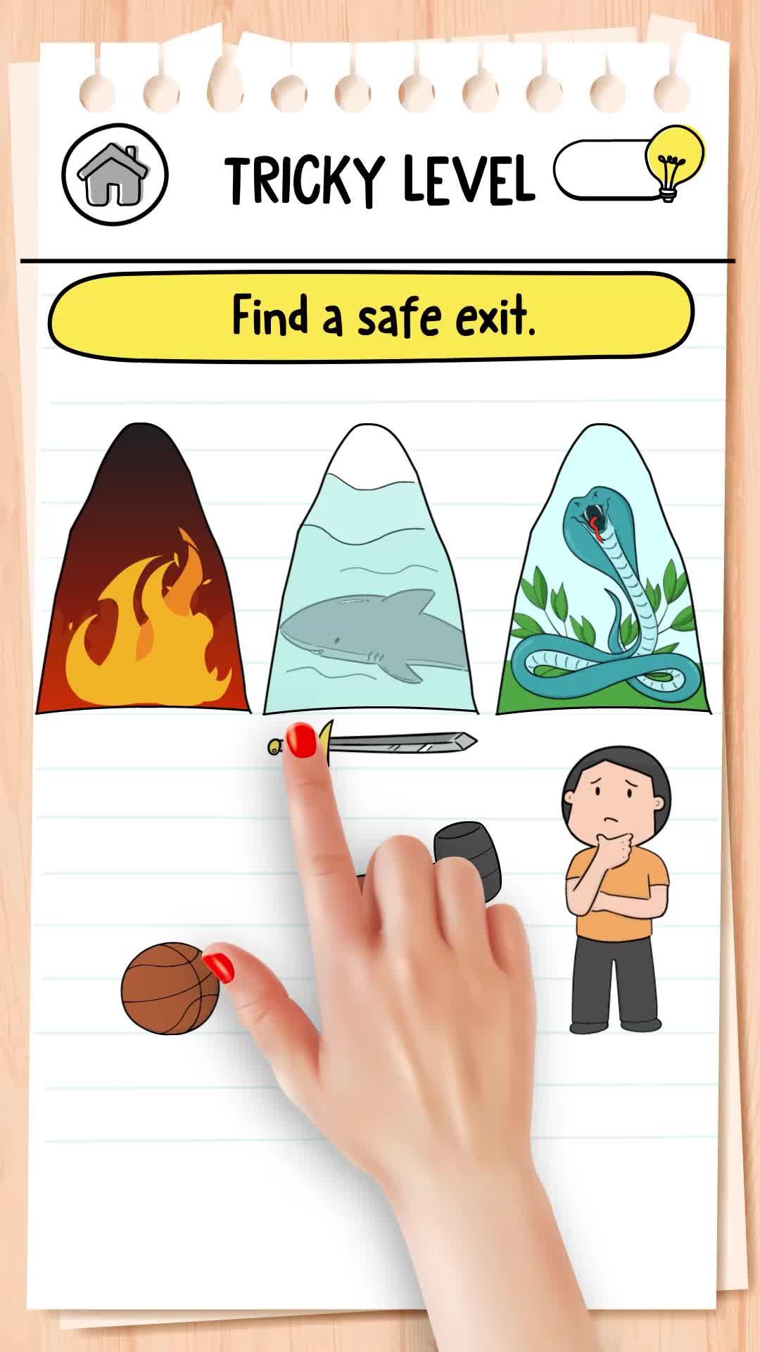 The best addictive free tricky puzzle game with series of tricky brain teasers. Download for free.