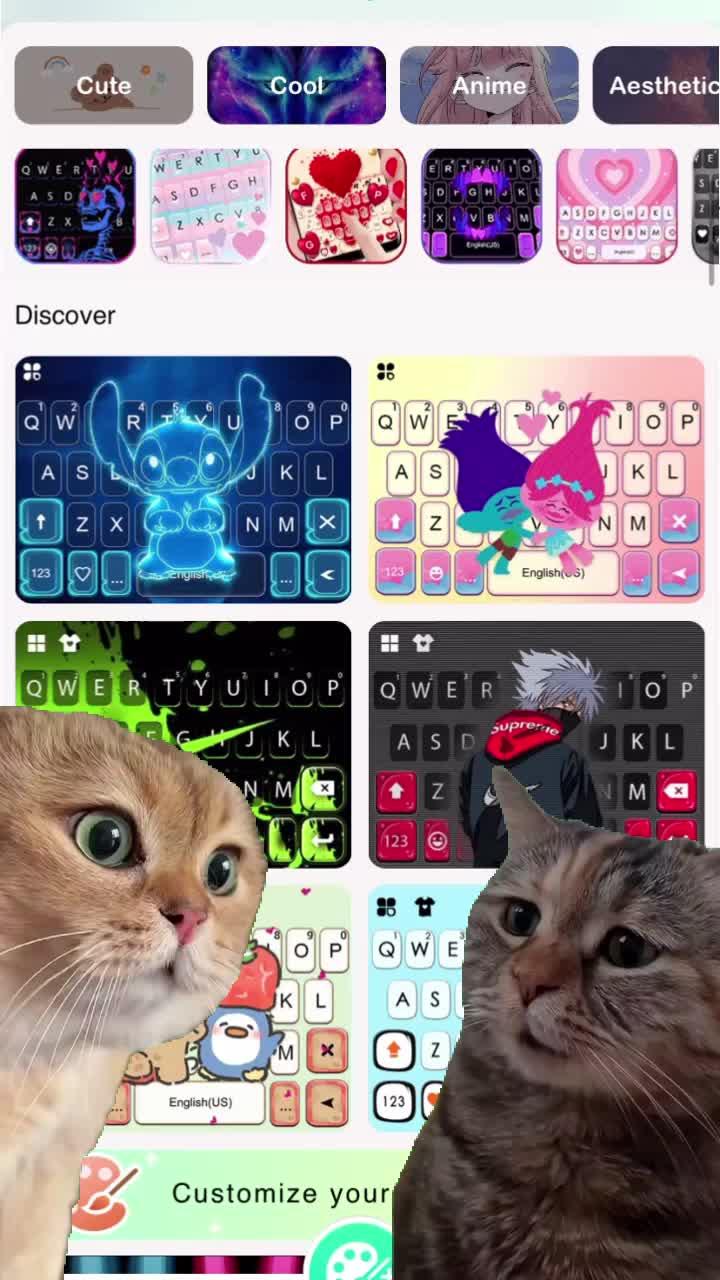 Set exclusive  keyboard& themes for your Phone!
