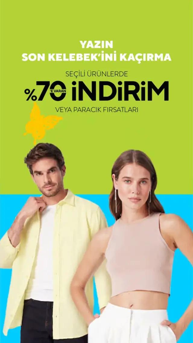 Yazın Son Kelebek'i Boyner'de! Seçili Ürünlerde %70'e Varan İndirim ve Paracık Fırsatlarını Kaçırma!