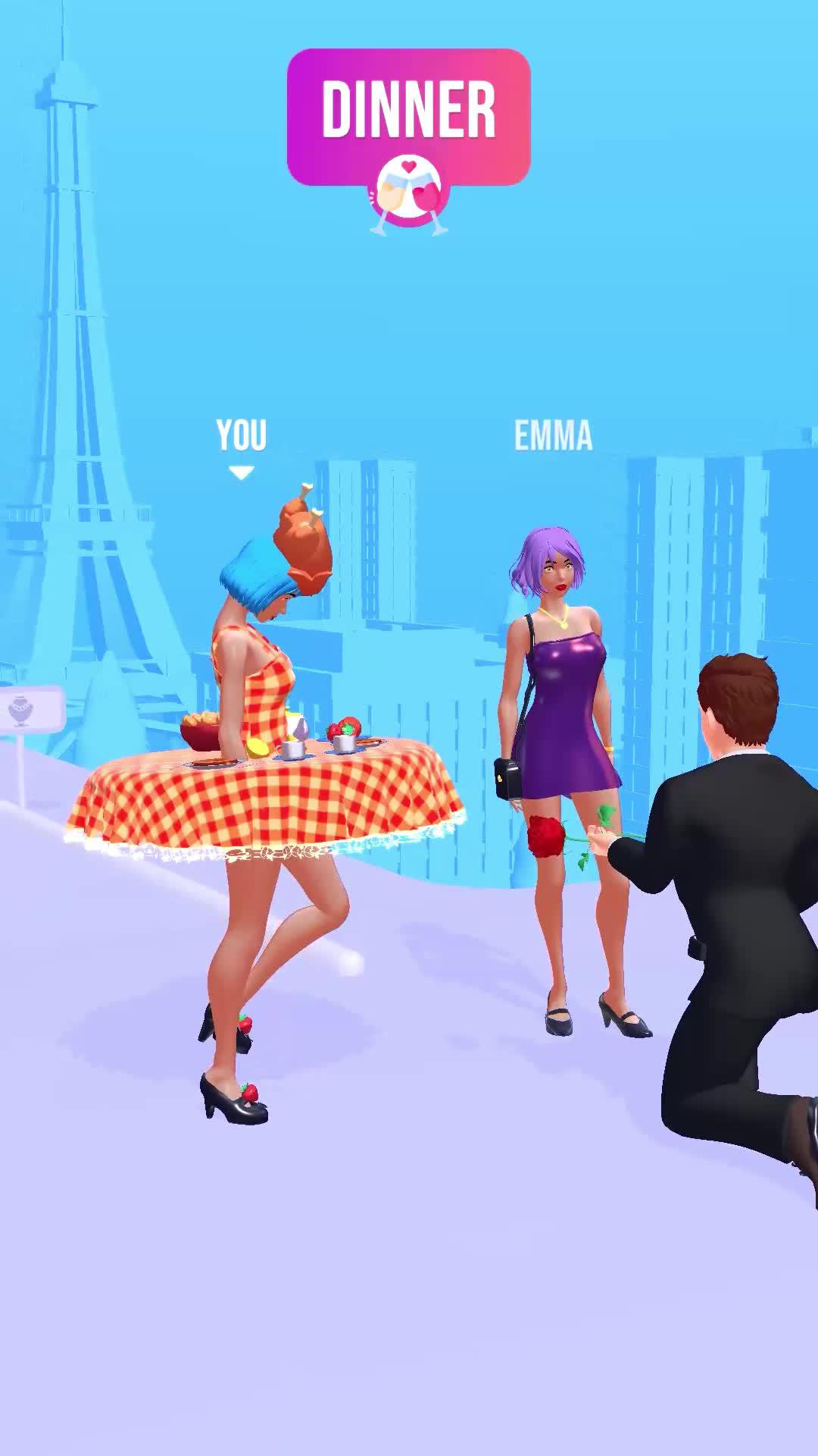 Dress up your model in the best outfits and show them off on the catwalk!