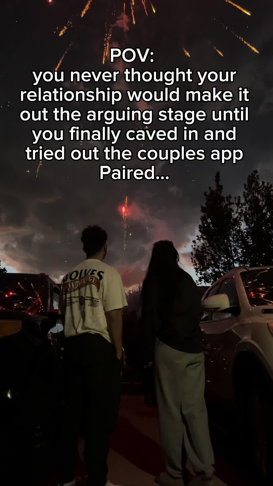 I need to thank the couples app Paired that helped me get through this.