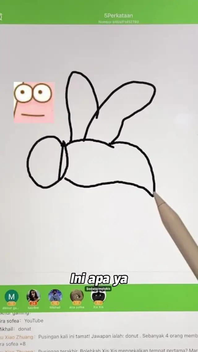 Bolehkah anda meneka apa yang saya lukis? Cepat tulis jawapan di ruang komen.