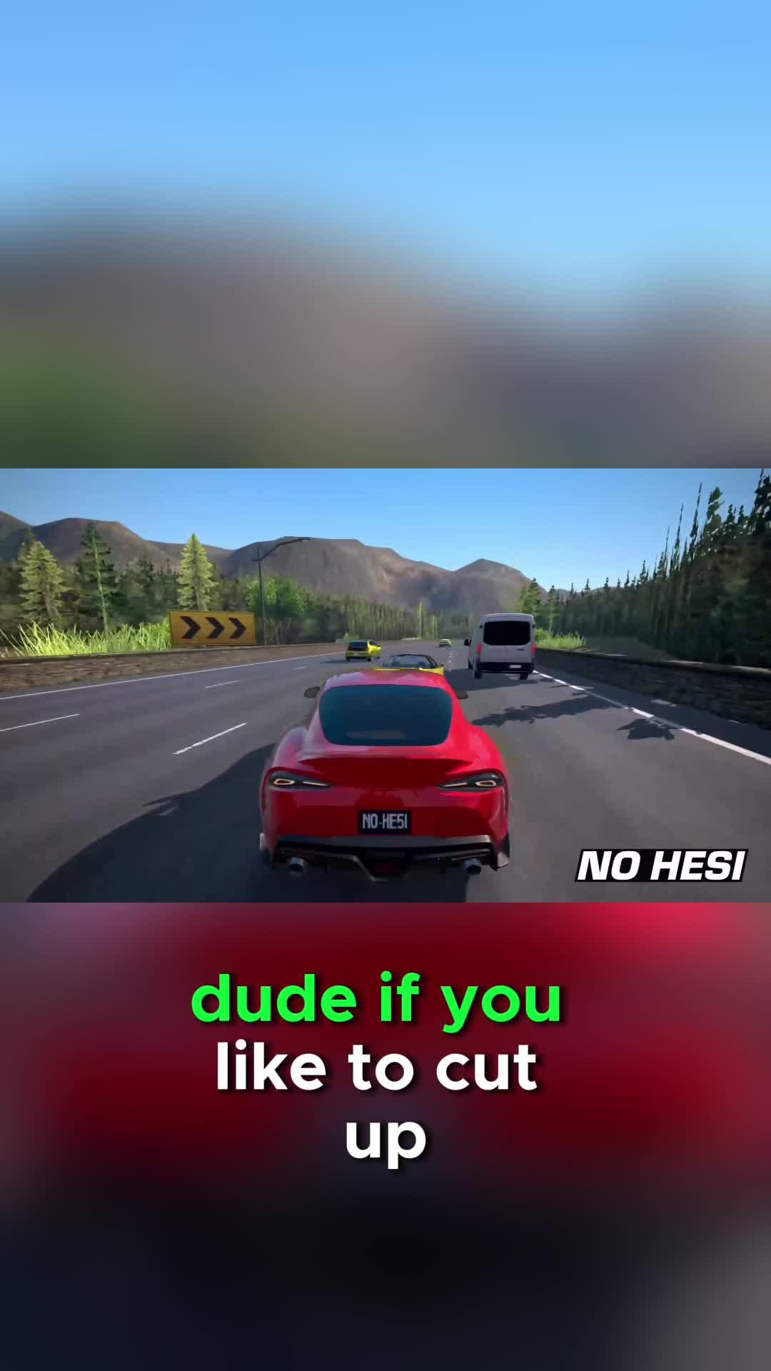 Swerve through traffic in highway battles with other racers.