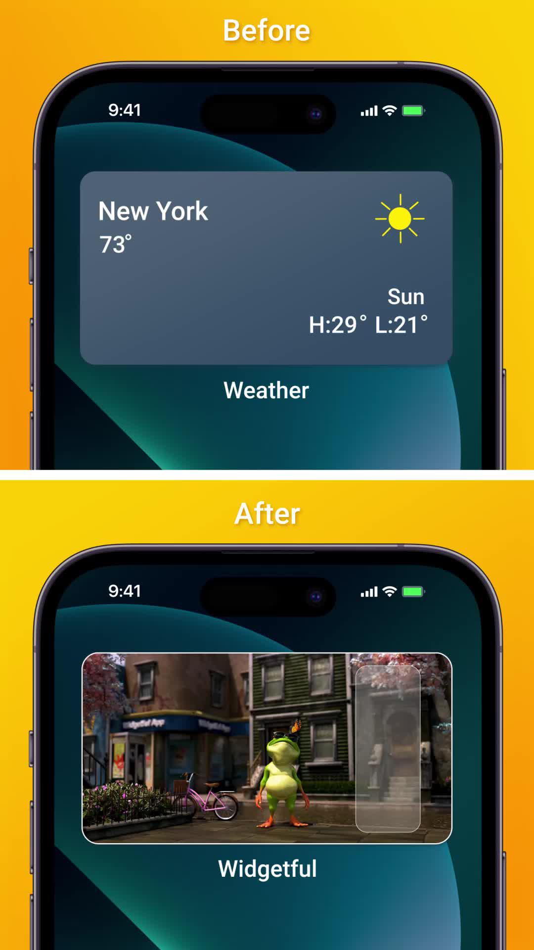 All iPhone widgets in one app. Download Widgetful now.