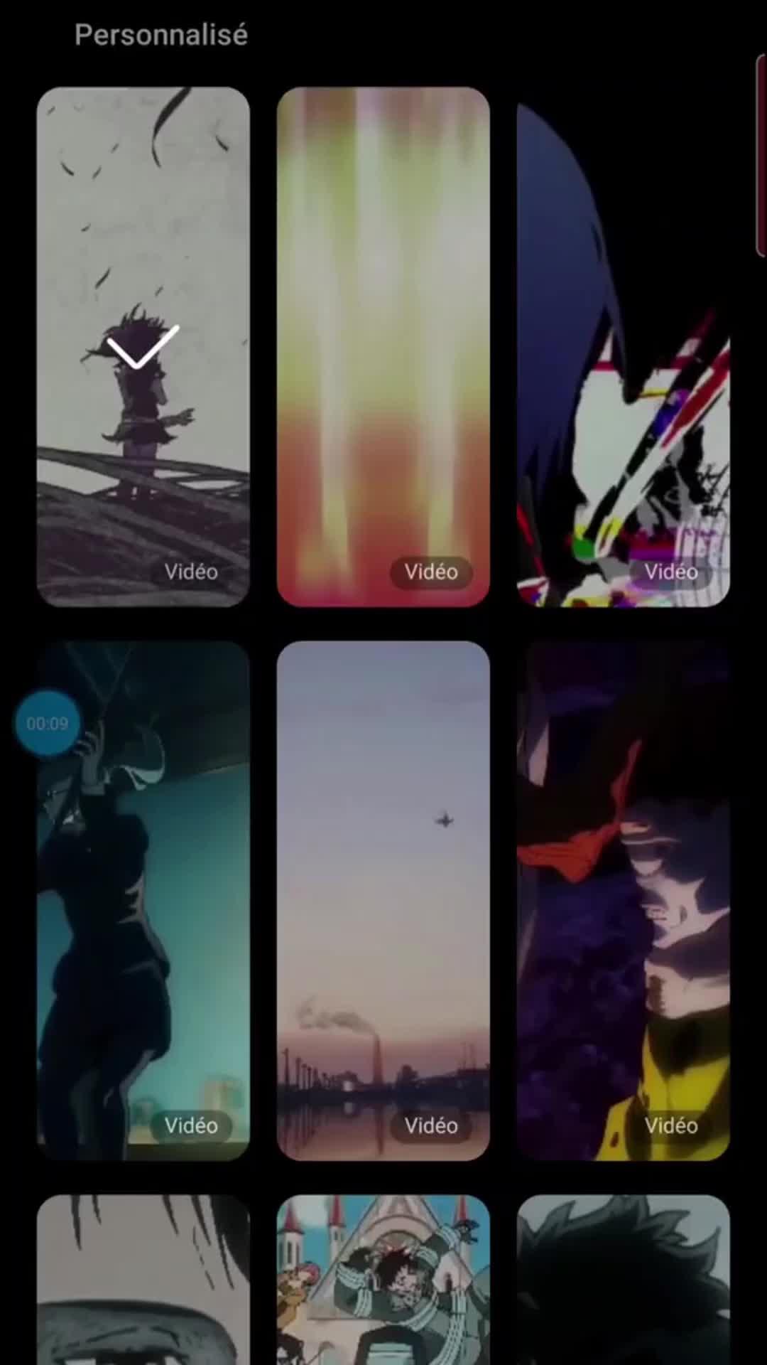 Customize call screen