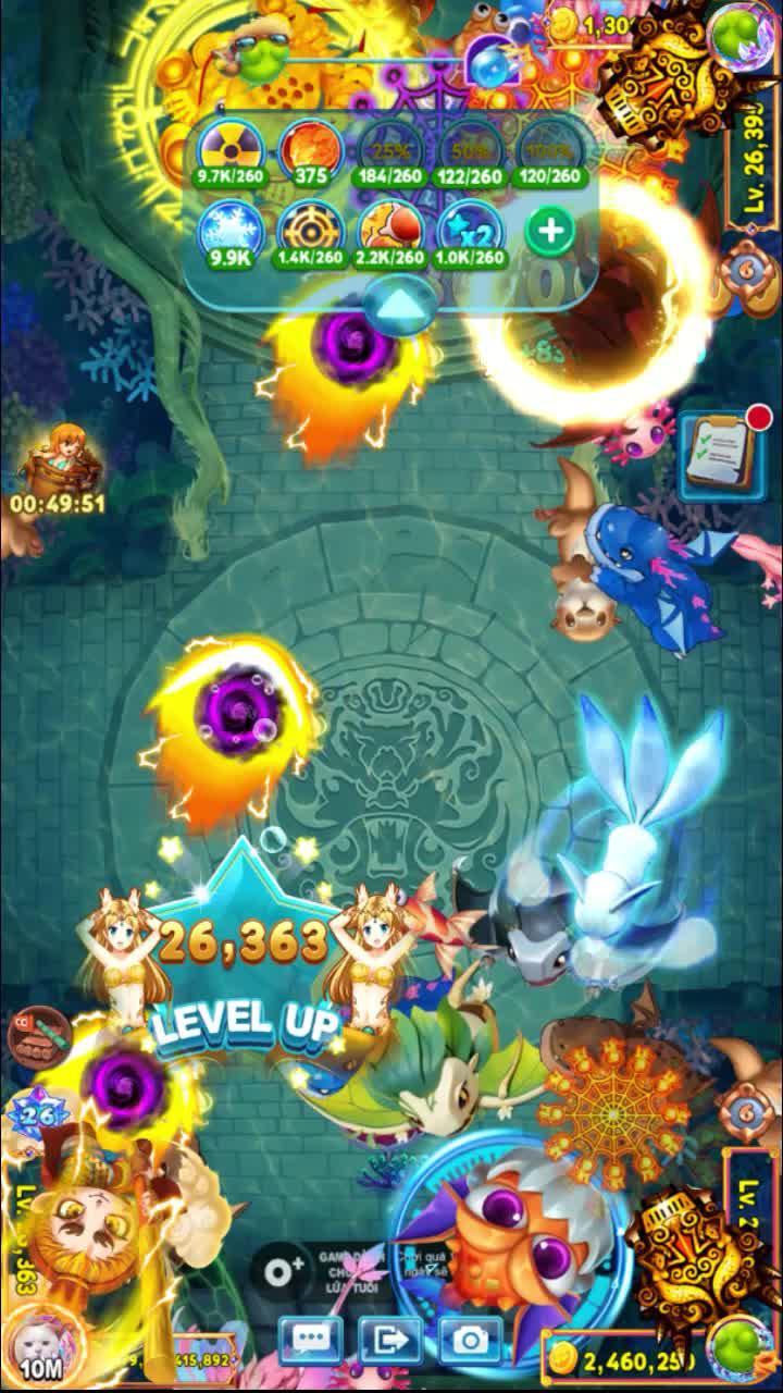 iCa bắn cá cực cuốn, săn Boss cực hăng