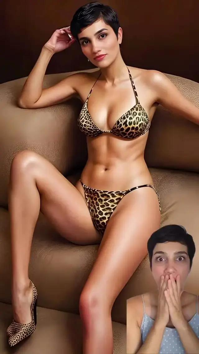 DAI has me looking like a sports illustrated swimsuit model 📸👙🤩 … And I’m so here for it!!! #ai #aiphoto #aiphotography #viral #trend #bikini #swimsuit #photoshoot #mymood #explorepage