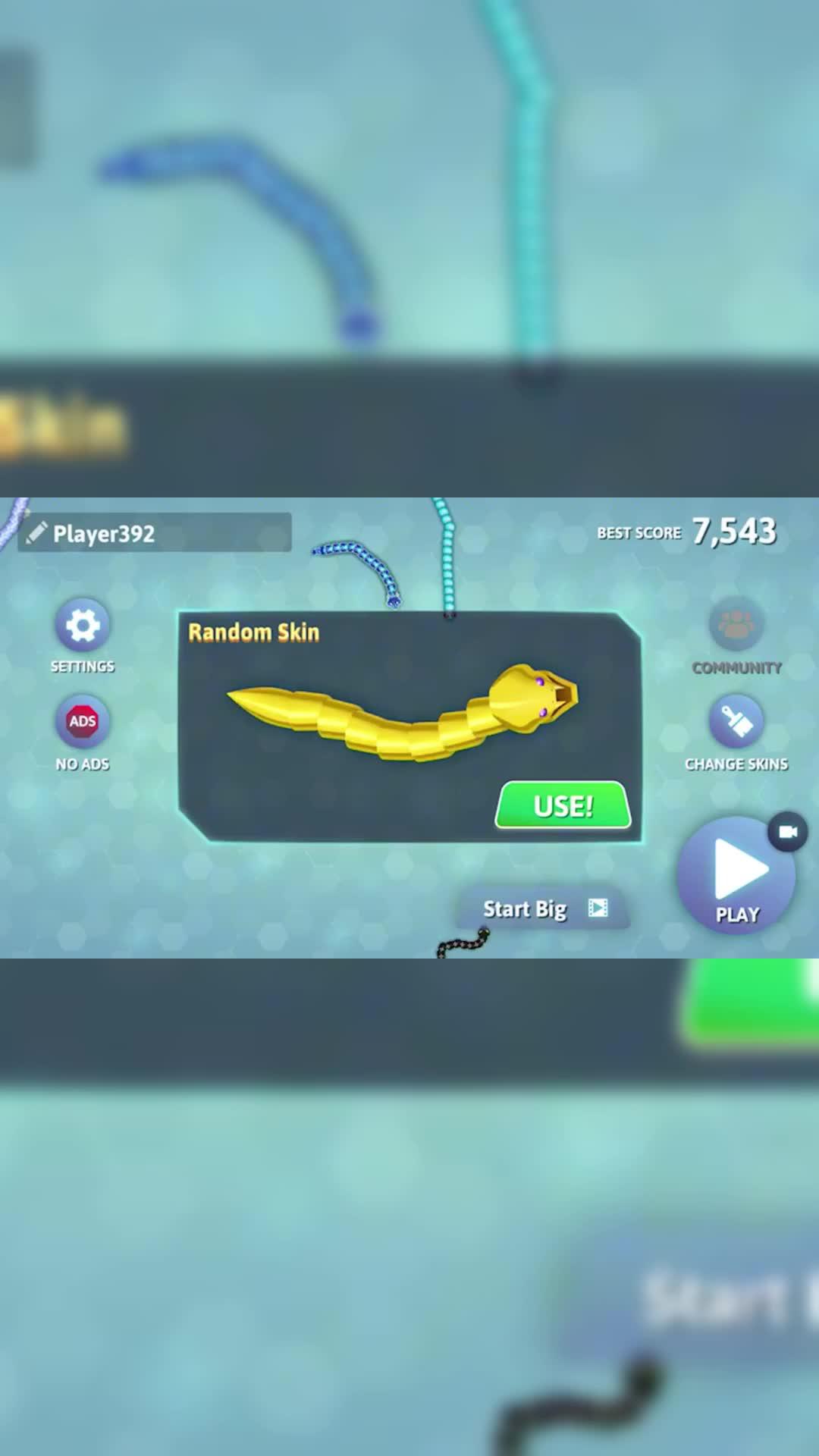 Most popular Snake io game