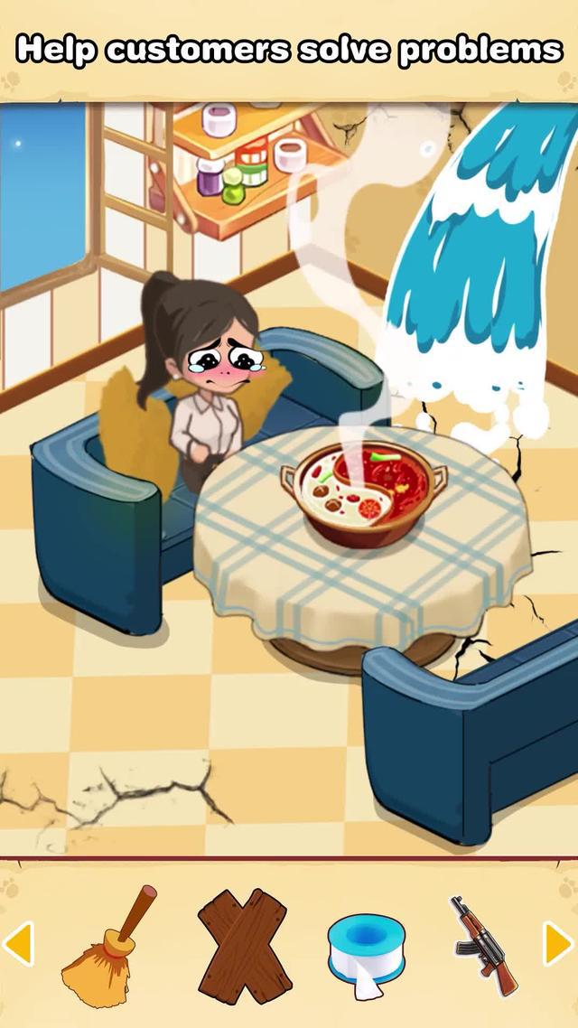 Open a hot pot restaurant, choose your favorite decoration. Redemption code: vip999/888.