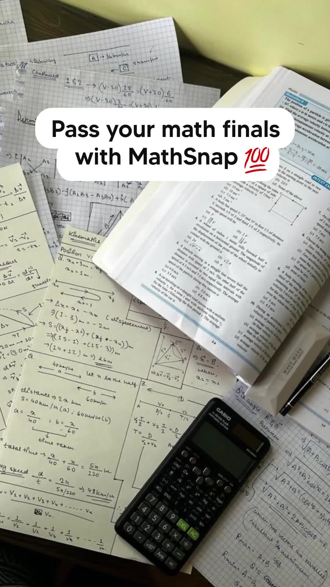 Ace your finals! Get MathSnap Now