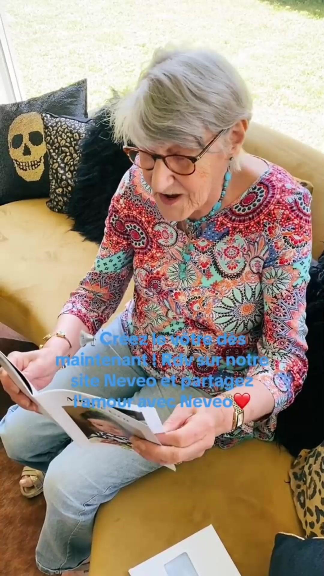 📸 Une photo, un sourire, un moment partagé - chaque page du journal Neveo est une explosion de bonheur #FamilyMoments   #grandparentlove  #memory