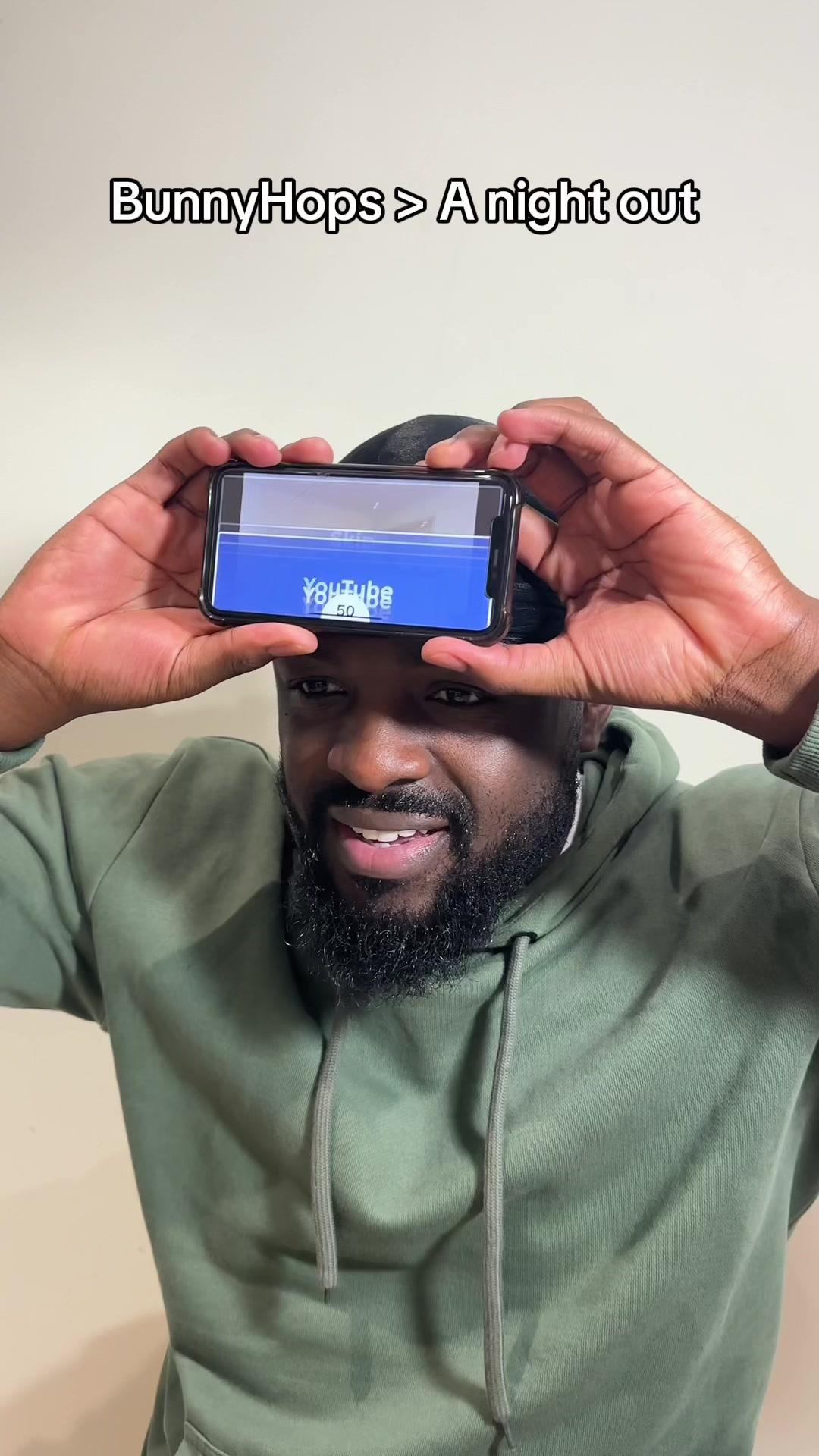 Sometimes it’s better to stay in.. and play ‘BunnyHops’ #bunnyhops 