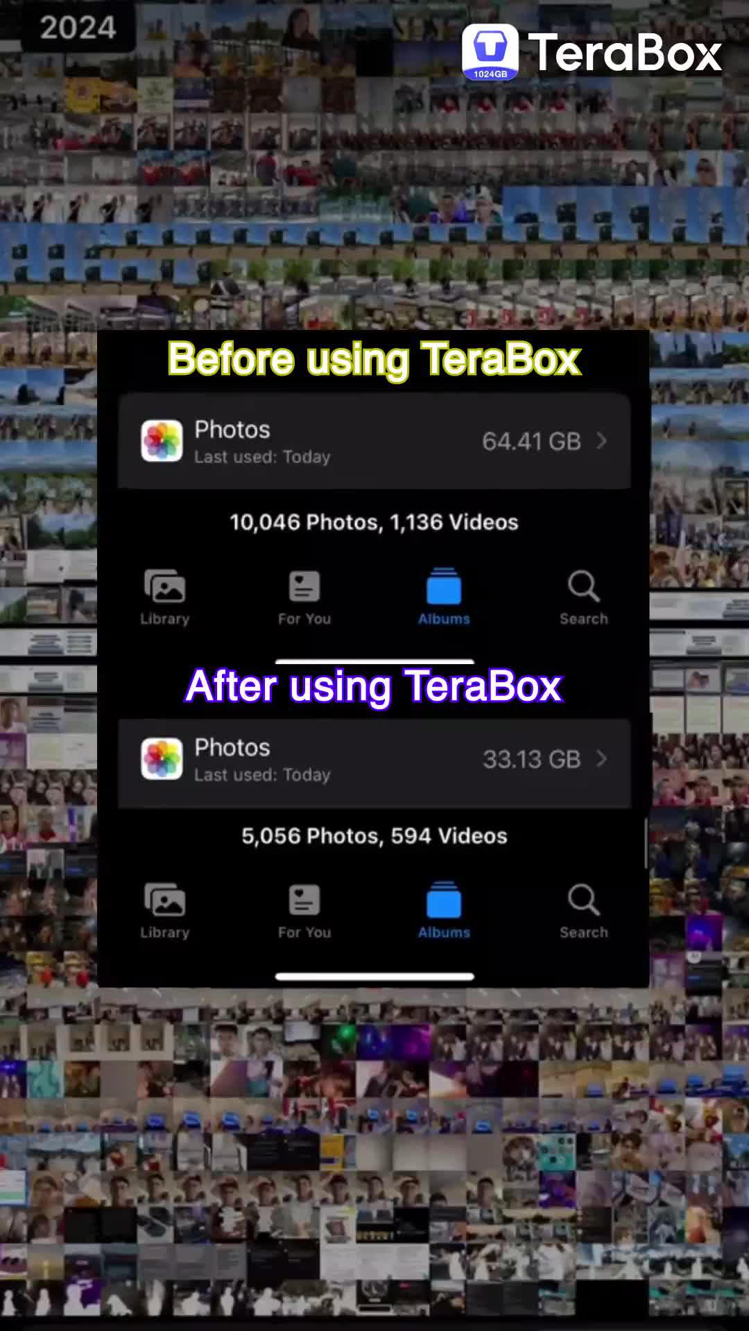 TeraBox gives user 1TB of storage space for free