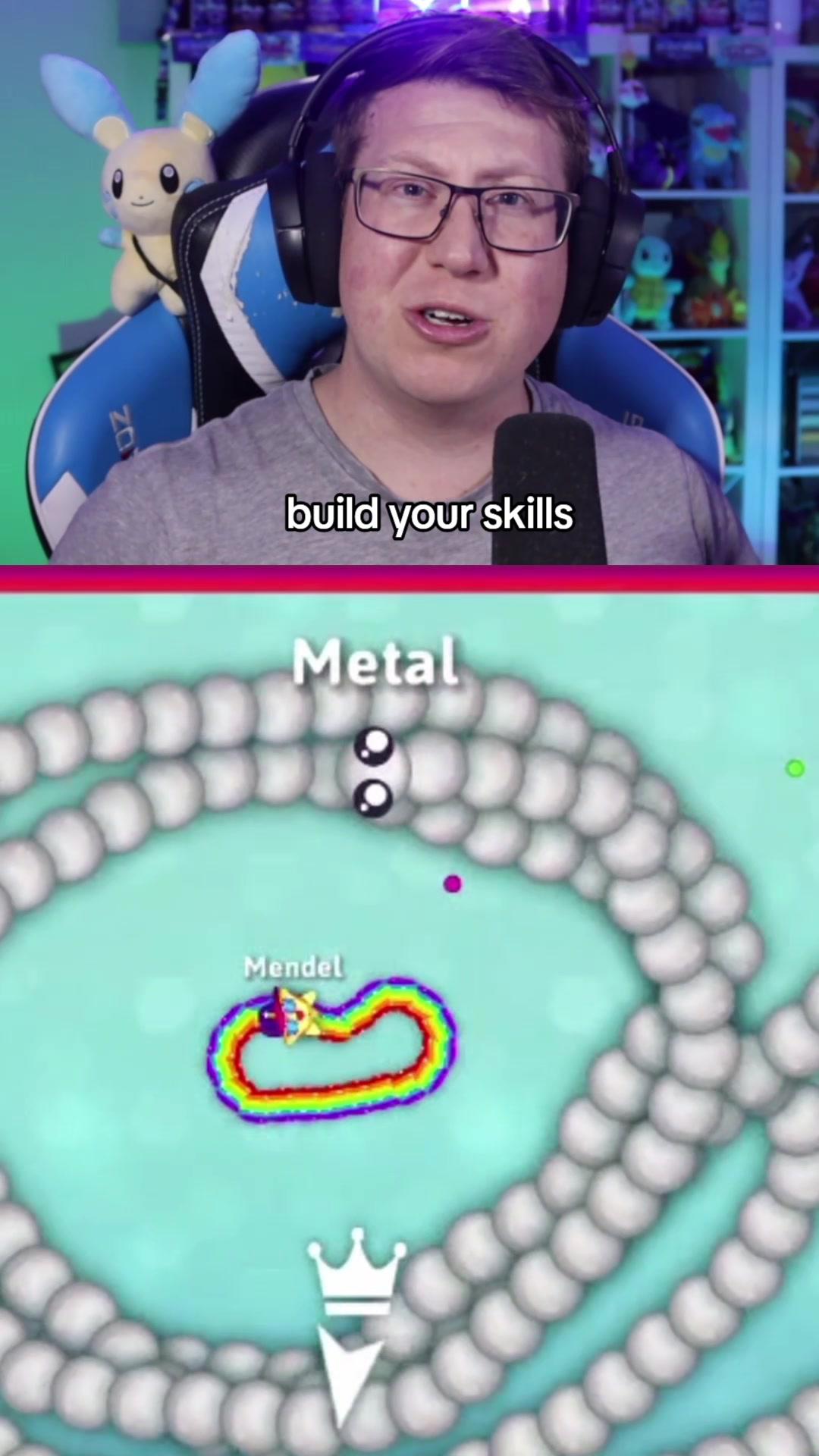 Check out Snake.io now! Try to beat my score! 😁 #HornsAndHalosSnakeIO #SnakeIO #SnakeIOChallenge