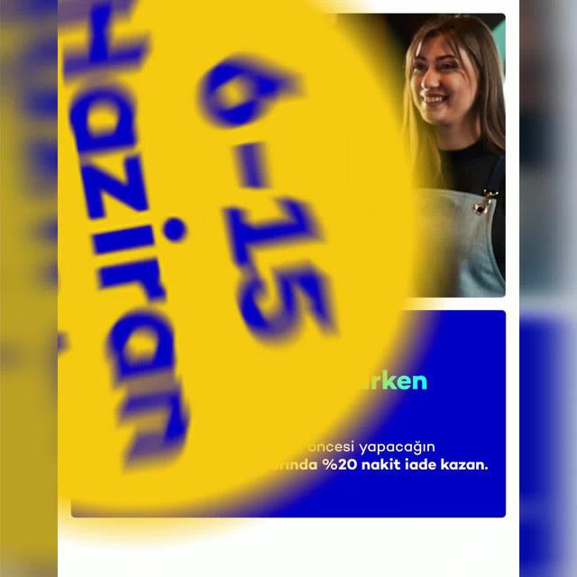 Paycell TR Karekod ile bayram öncesi yapacağın 250 TL ve üzeri harcamalarında % 20 nakit iade kazan.