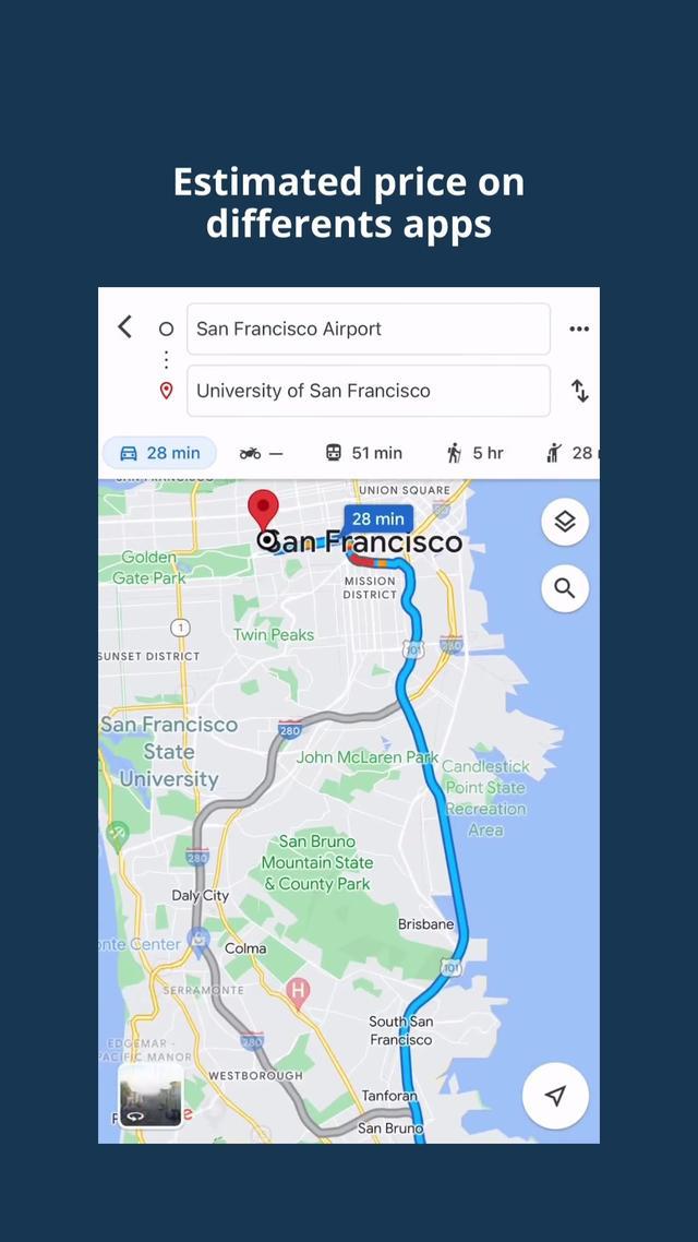 SFO to USF under $20? Check out how Ridewith makes it possible 🚗🤝 #ridesharing #sfo #usf 