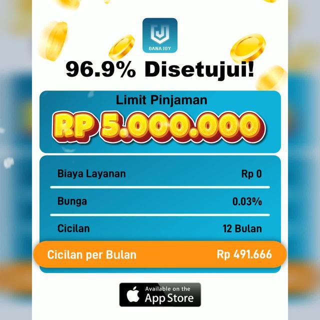 Dapat dipinjam hingga Rp 5.000.000!